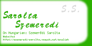 sarolta szemeredi business card